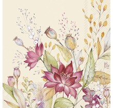 IHR Napkins Autumn Meadow Cream