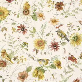 Napkins Late Summer Beauties Cream