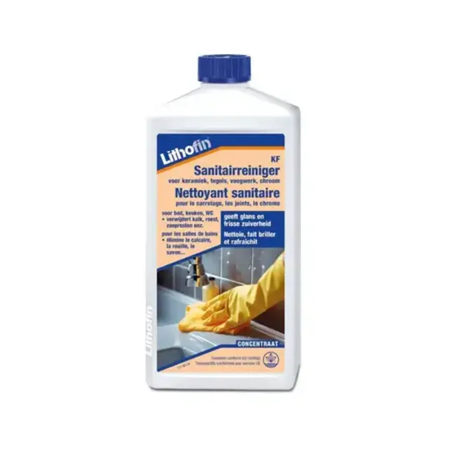 Lithofin KF Sanitairreiniger - Onderhoud sanitair - Keramische Tegels - 1L