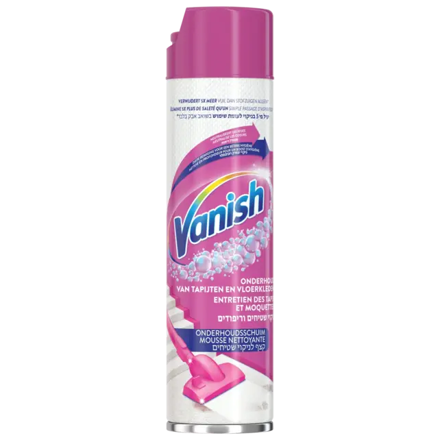 Vanish Carpet & Rug Cleaning Foam – Deep Cleaning and Odour Removal, 600ml
