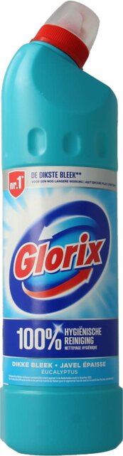 Glorix Bleich Toilettenreiniger 750ml – Eukalyptus, Aktiver Schutz und Frischer Duft