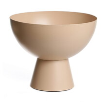 Paldinox Beige Bowl With Stand 25 Cm For Elegant Table Display