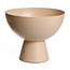 Paldinox Paldinox Beige Bowl With Stand 25 Cm For Elegant Table Display
