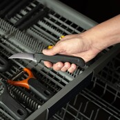 Zyliss Peeling Knife 6 cm – Curved German Stainless Steel Blade, Eco Wheat Straw Handle & Blade Guard