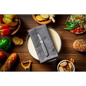 Zyliss Peeling Knife 6 cm – Curved German Stainless Steel Blade, Eco Wheat Straw Handle & Blade Guard