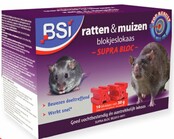 BSI Ratten & Muizengif 300g – Krachtige Lokaasblokken voor Binnen & Buiten