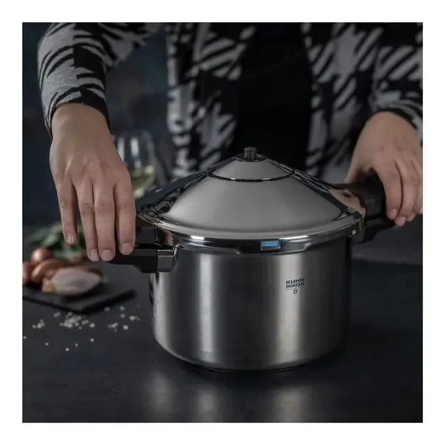 Kuhn Rikon Duromatic Inox Pressure Cooker 3.5L / 5L – Swiss Made, stainless steel, energy-saving and safe cooking