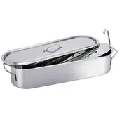 BEKA Pochierpfanne für Fisch mit Grillplatte und Deckel 60cm