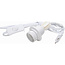 Lamp Holder with Cable and Switch White