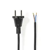 Connection cable Bare End 7 m Black