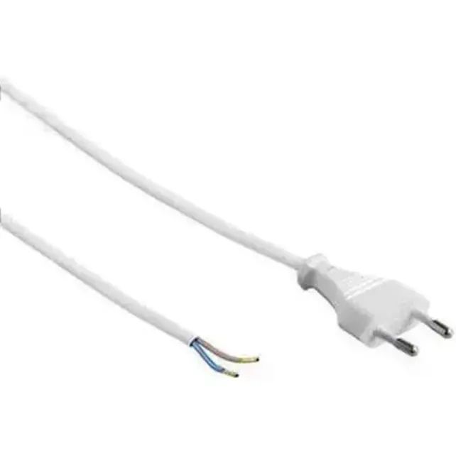 Rainbow Aansluitsnoer met Stekker 2 m 2x0,75 Wit