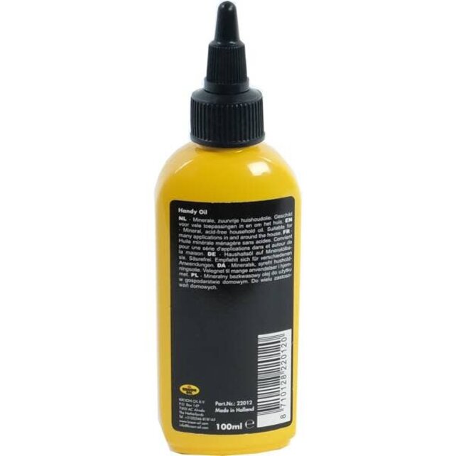 Kroon-Oil Handy Oil 100 ml – Universelles Schmieröl für Haushalt und Fahrrad