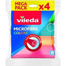 Vileda Microvezeldoek Colors - 4 stuks