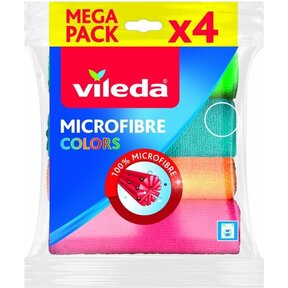 Vileda Microvezeldoek Colors - 4 stuks