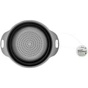 Opvouwbaar Vergiet Ø29 cm – Zwart/Grijs