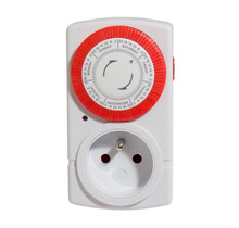 Minuteur Journalier avec Molette – Blanc – Jusqu’à 3500 W (Prise EU)