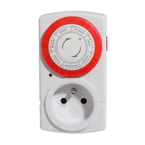 Daily Timer with Rotary Dial – White – Up to 3500 W (EU Plug)