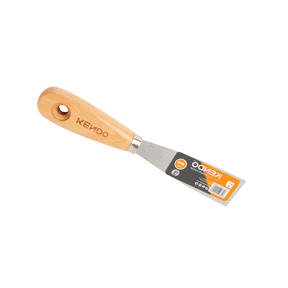 Flexible Steel Putty Knife with Wooden Handle