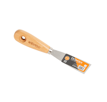 Flexible Steel Putty Knife with Wooden Handle