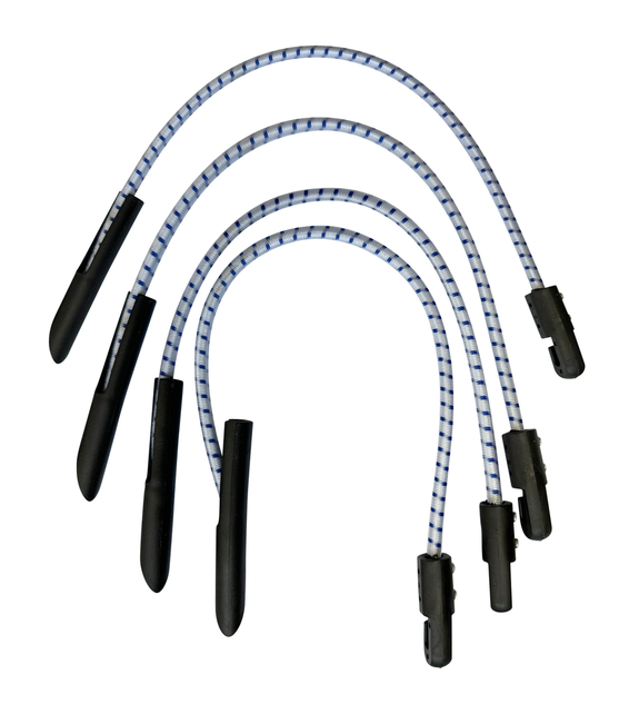 Practo Tendeurs de Bâche Élastiques – Lot de 4