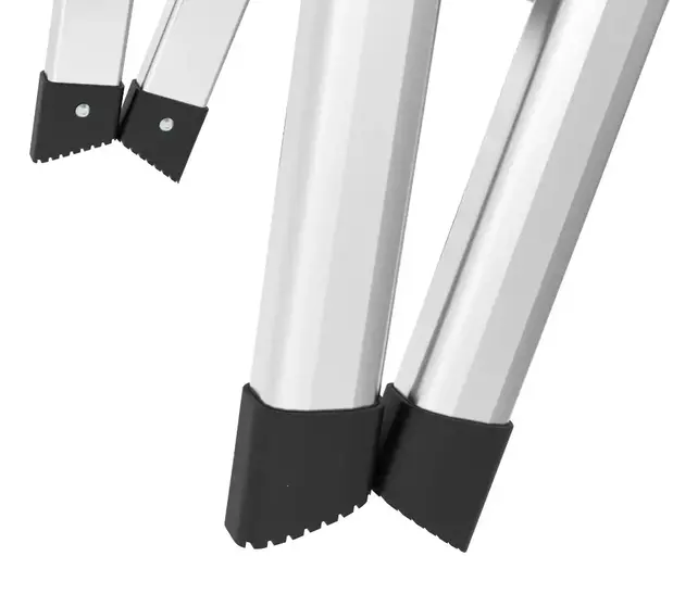 Escalo Steppy Aluminium Haushaltsleiter 2x4 Stufen – Beidseitig, rutschfest, bis 150 kg