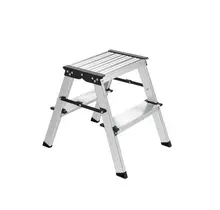 Escalo Steppy aluminium step ladder 2x4 steps – Double sided, anti-slip, up to 150 kg