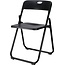 Chaise Pliante en Plastique - Noir