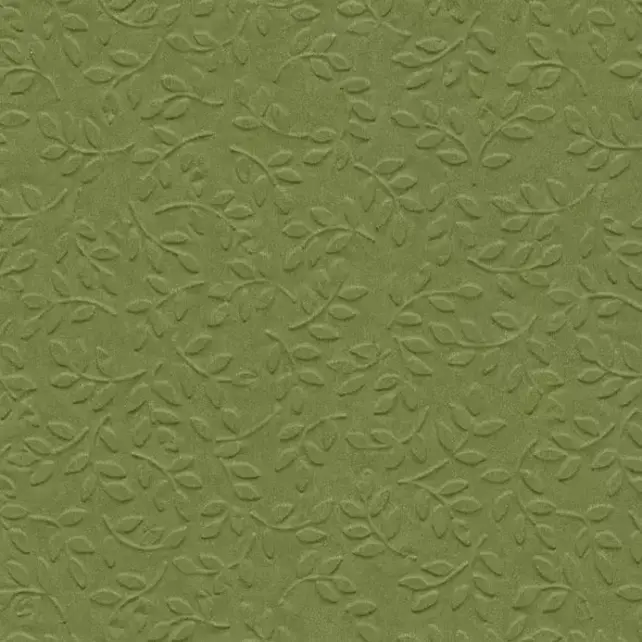 IHR Serviettes Vertes à Motif Feuilles