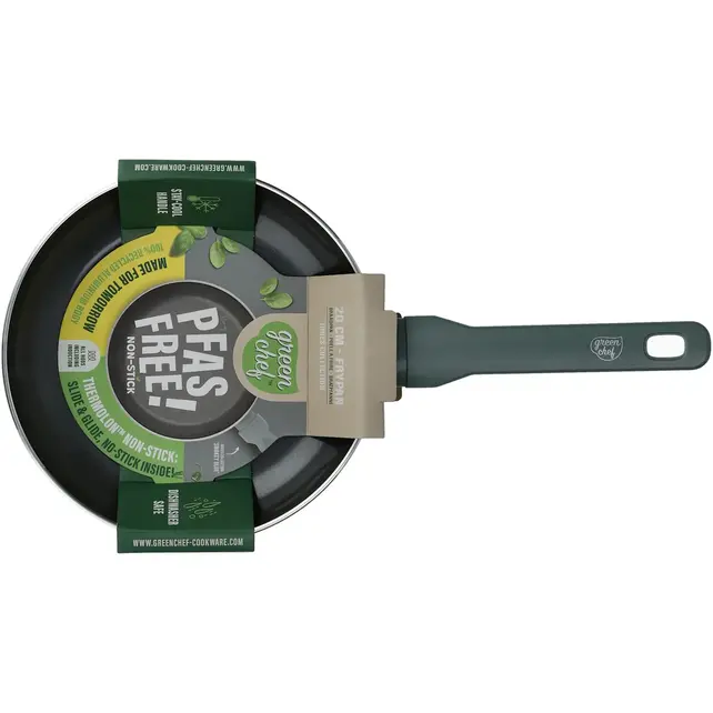 GreenChef Ceramic Frying Pan 20cm Smokey Blue – PFAS-Free