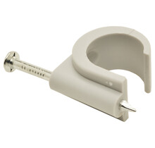 Collier de Câble Blanc avec Clou – Résistant, Anti-UV et Chaleur, Pour Usage Intérieur et Extérieur