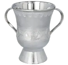 A&M Plastic Wasbeker 16 cm – Elegante Zilverkleurige Beker