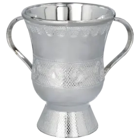 Elegante Wasbeker Plastic Zilver