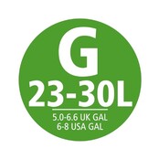 Sacs Poubelle PerfectFit Brabantia Code G – 23-30L, Pack de 40 Sacs – Résistants, Facile à Fermer