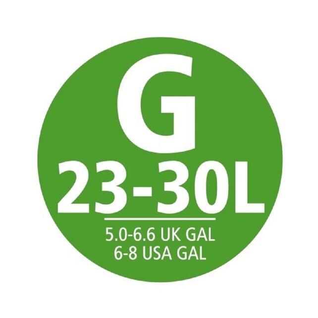 Brabantia PerfectFit Afvalzakken Code G – 23-30L, 40 Stuks  – Extra Sterk, Makkelijk Sluiten