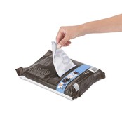 Brabantia Perfect Fit Bags, Code M, 60 litres, Distributeur, 40 Sacs - Blanc