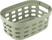 Sunware Sigma Home Basket 5L Green – Compact Storage Bin with Handles, Stackable & Made from Recycled Plastic