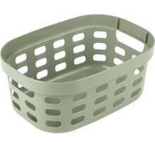 Sunware Sigma Home Panier de Rangement 5L Vert – Durable, Empilable et en Plastique Recyclé