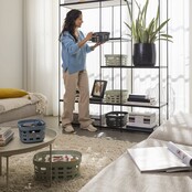 Sunware Sigma Home Storage Basket 5L Anthracite – Recycled Plastic with Handles