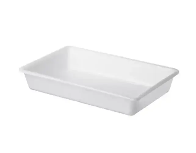 Sunware Food  tray 6 Litres – Durable Plastic Tray, White,