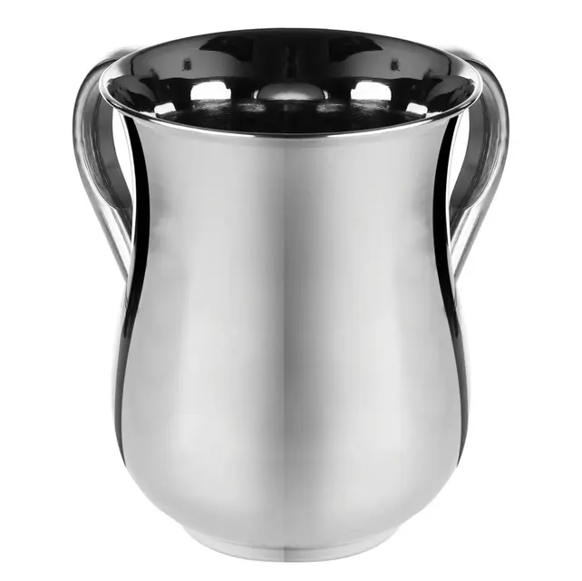 A&M Stainless Steel Washing Cup – Shiny Polished Finish, Elegant & Durable Design