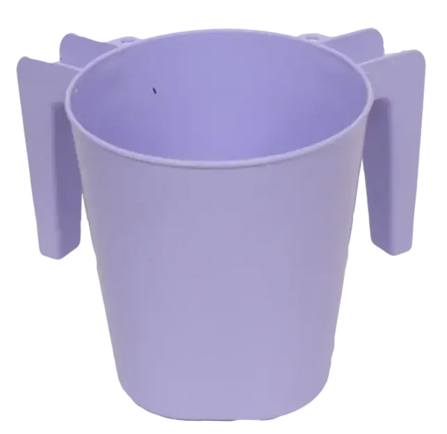 A&M Mini Gobelet de Lavage violet– Gobelet Compact en Plastique