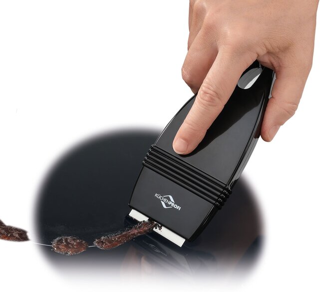 Küchenprofi Grattoir Vitrocéramique – Avec 2 Lames de Rechange