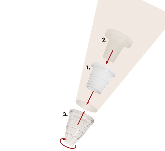 Küchenprofi Bake Adaptateur – Changement Facile de Douille pour Poche à Douille