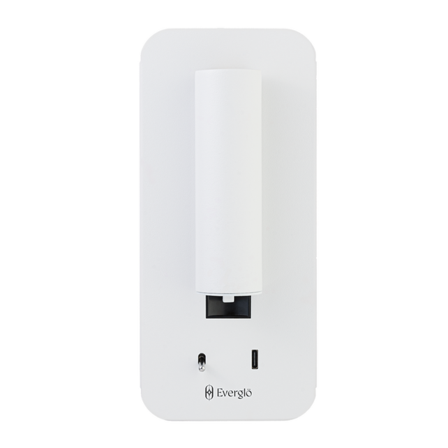 Everglo LED Bedside Reading Light with USB-C Charger – Shabbos-Friendly Adjustable Wall Lamp