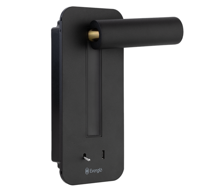 Everglo LED Bedside Reading Light with USB-C Charger – Shabbos-Friendly Adjustable Wall Lamp