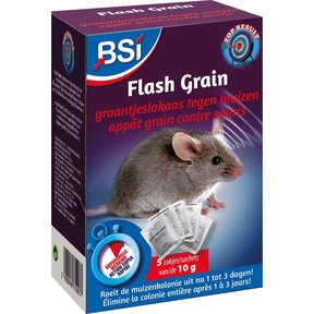 Muizengif Flash Grain Graanlokaas 5x10 g