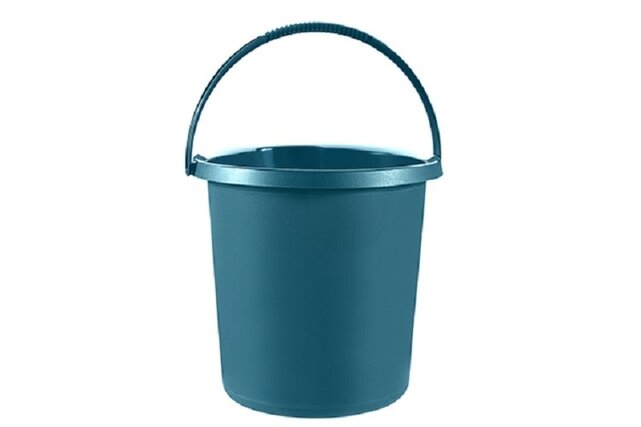 Curver Essentials Blauer Eimer – Robuster Kunststoffeimer für Haushalt und Reinigung