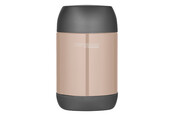 Thermos Lebensmittelbehälter 0,5L Taupe – Robuster Edelstahl-Lunchbehälter 9,5x16 cm
