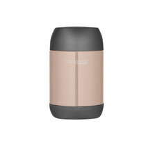 Thermos Lebensmittelbehälter 0,5L Taupe – Robuster Edelstahl-Lunchbehälter 9,5x16 cm