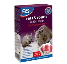 BSI Rodi Bro Paste 150 g – Effective Rat & Mouse Poison Bait – Ready-to-Use for Indoor & Outdoor Use